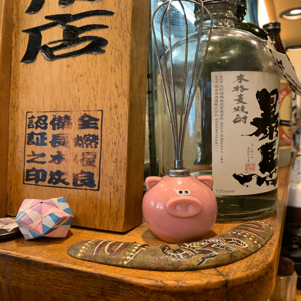 ネギ豚丼と 星座のパフェ Blue Leopard Note