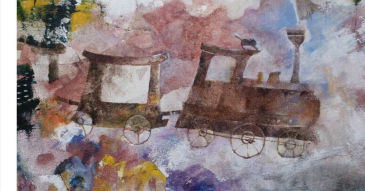 H*O様 抽象画 顔の集合 油彩画 c.y No.128 SM mixed media on panel 2025 木製パネルにアクリル
