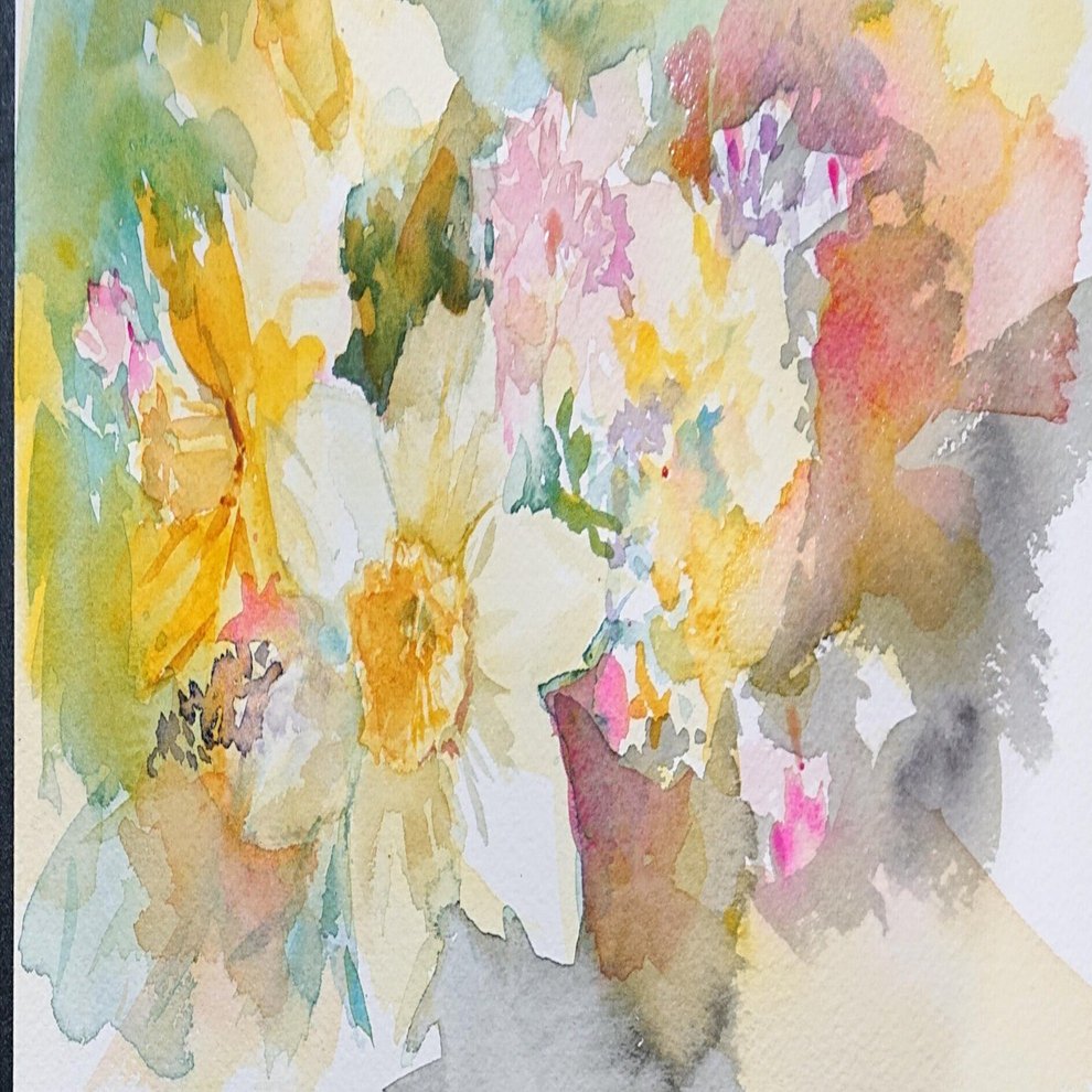 小さな水彩画 花など｜東裕子(HigashiYuko)のブログー朝露日誌ー