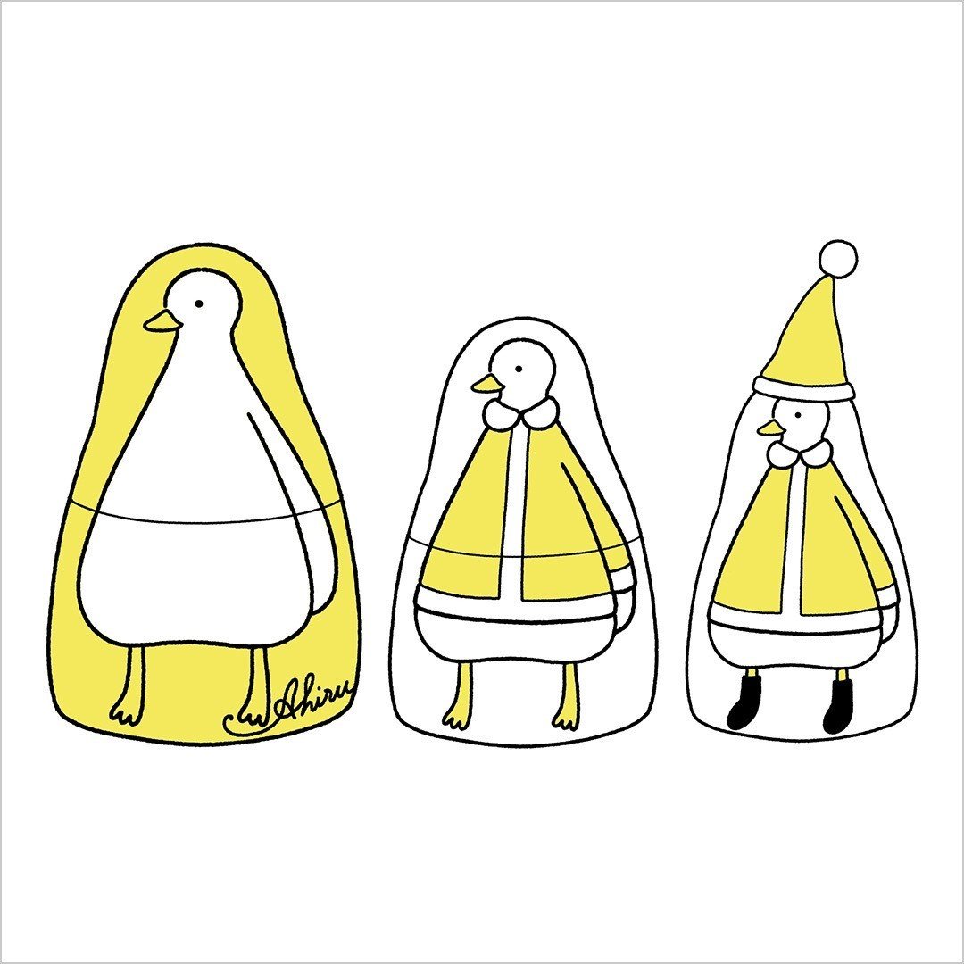 サンタマトリョーシカ Ahiru Life アヒルライフ Note サンタマトリョーシカ Ahiru Life アヒルライフ Note