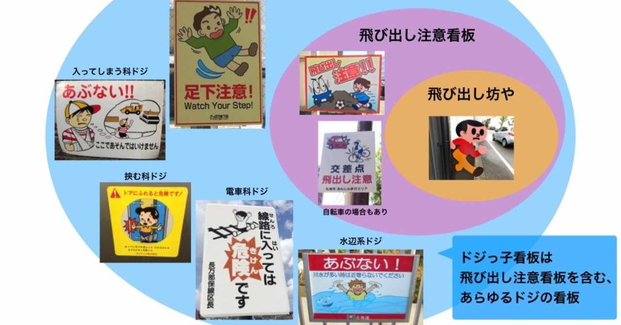 飛び出し坊や と 飛び出し注意看板 と ドジっ子看板 の違い 赤沼俊幸 Akanuma Note