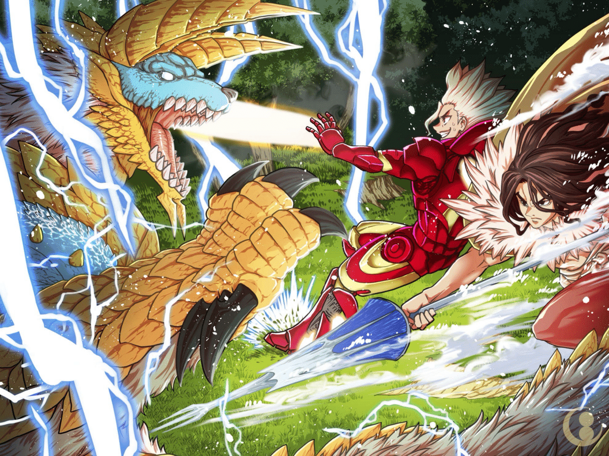 ドクターストーン イラスト】A3 Dr.STONE 23 石神千空&ソユーズ