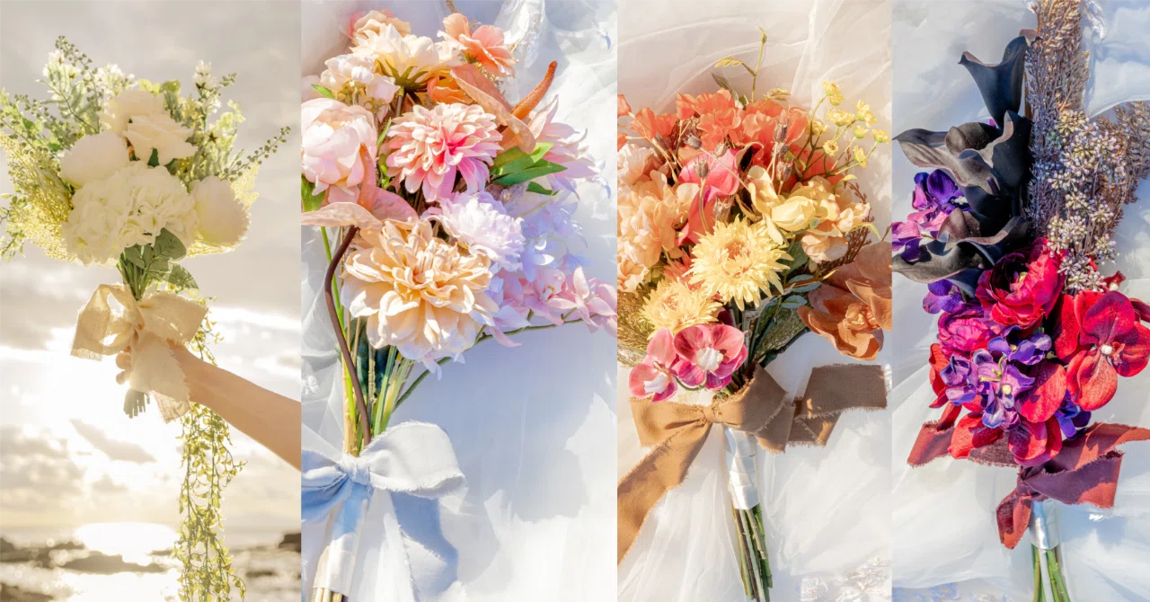 Full Bloom Roses ウェディングブーケ　ブーケ　結婚式　前撮り 前撮りブーケ】ブーケにこだわればウエディングフォトがもっと素敵に