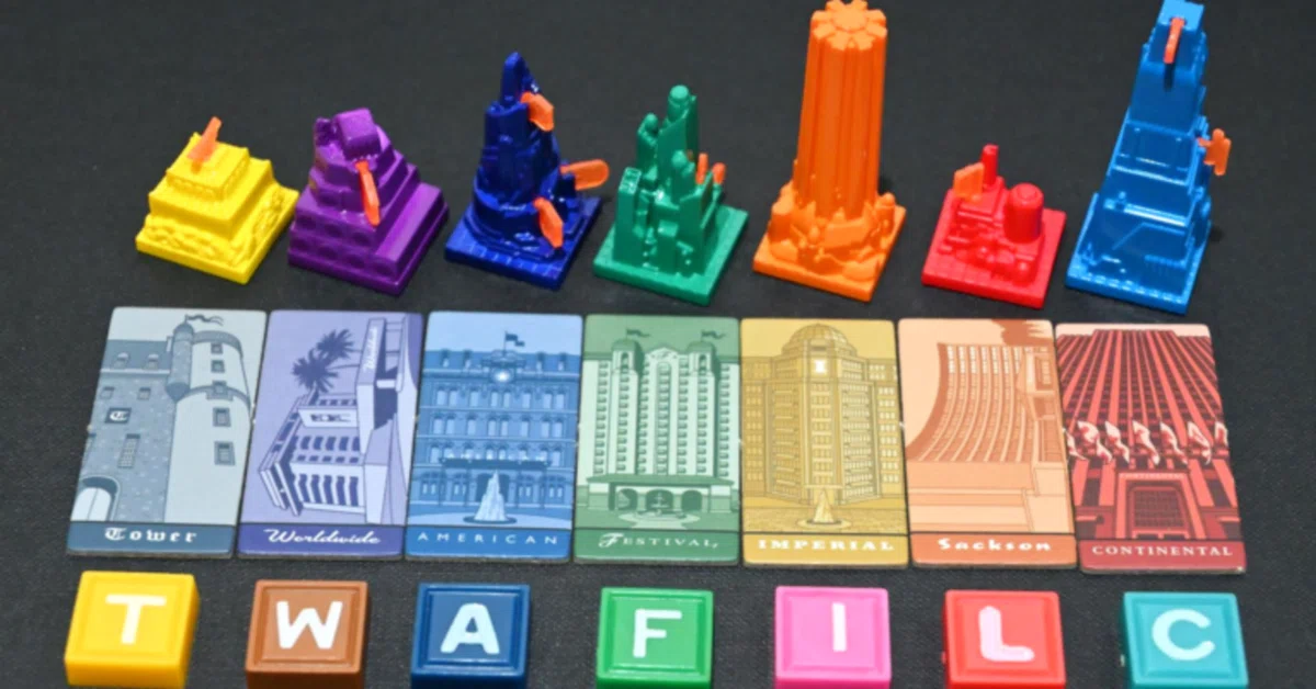 ボードゲーム：アクワイア(ACQUIRE)新版と3M版、2008年版の比較 