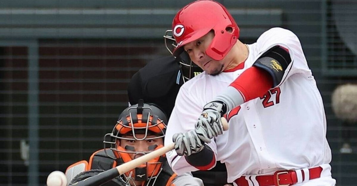 會澤翼選手の木製バット 広島東洋カープ #27 會澤 翼（あいざわ