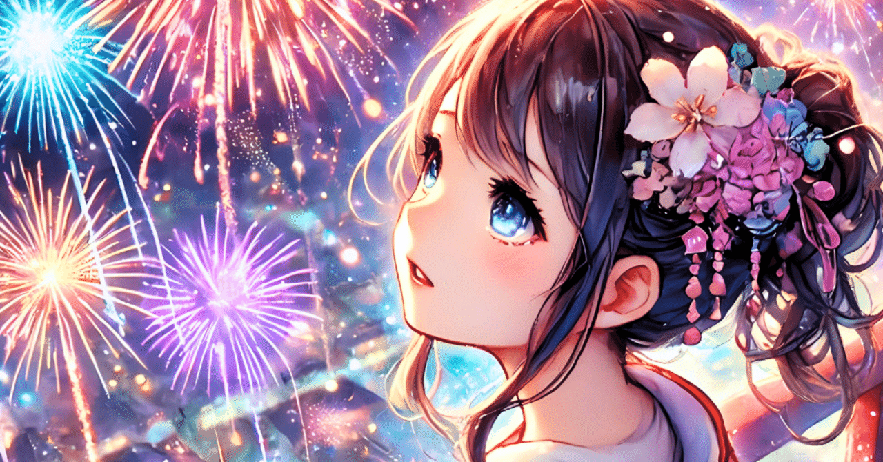 花火の絵 厳島神社 宮島水中花火大会（NBC） – うつろい工房