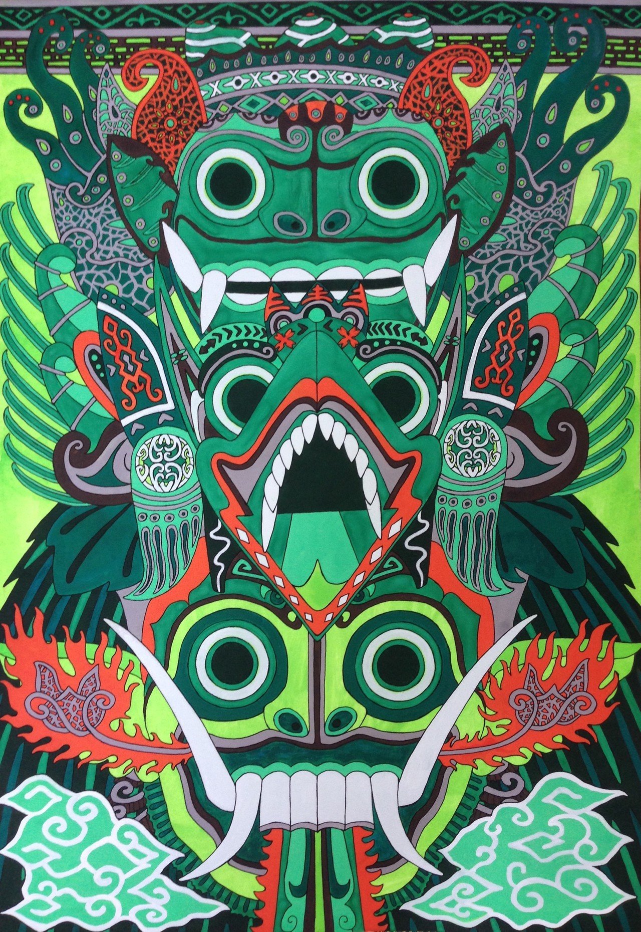 バリ インドネシア絵画アート～マライカ雑貨などお好きな方