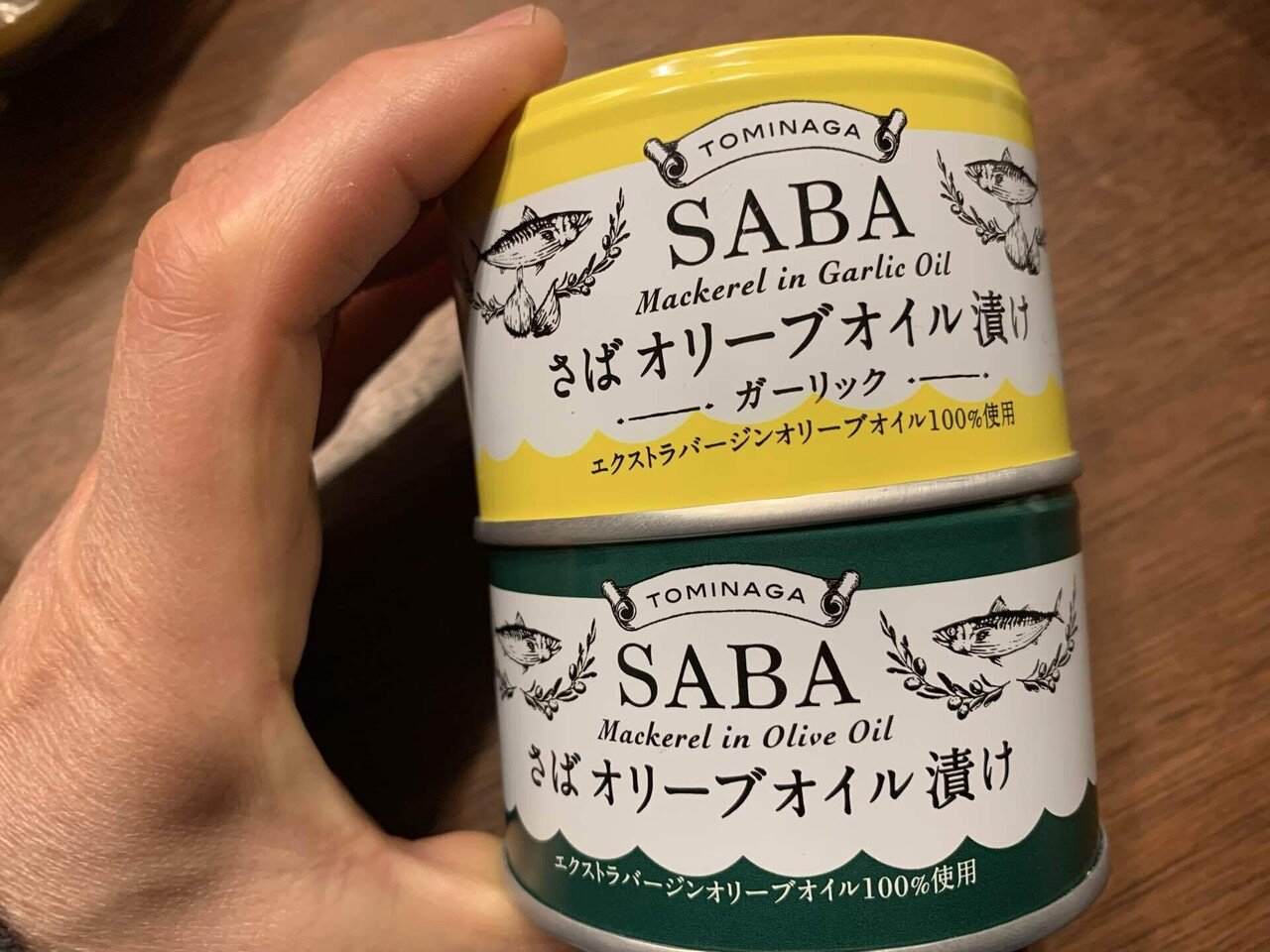 TOMINAGA SABA さばオリーブオイル漬け ガーリック 24缶 sabaoliva_2.jpg
