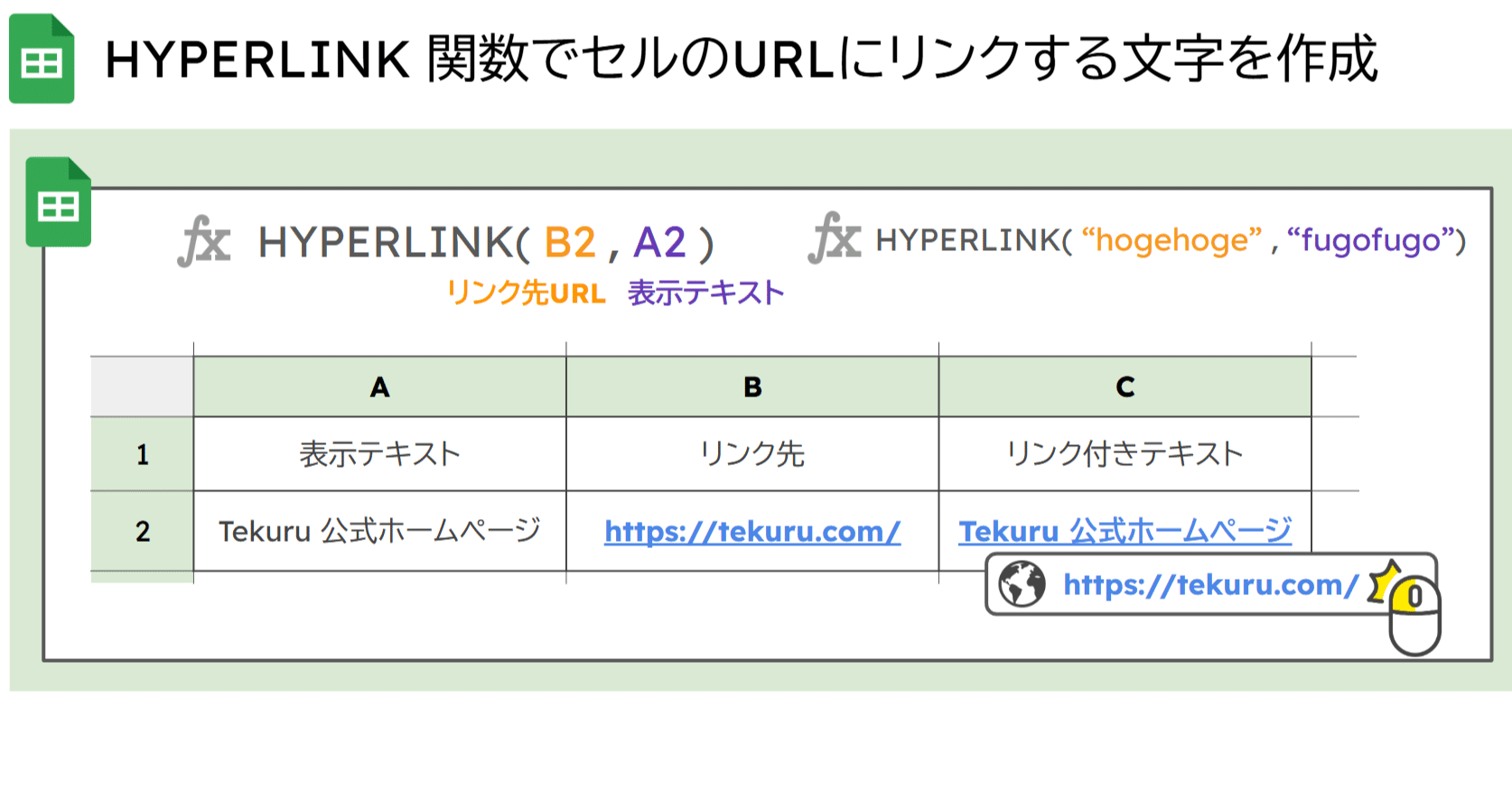 図解あり】Google スプレッドシートでキーワード検索を便利にする一覧