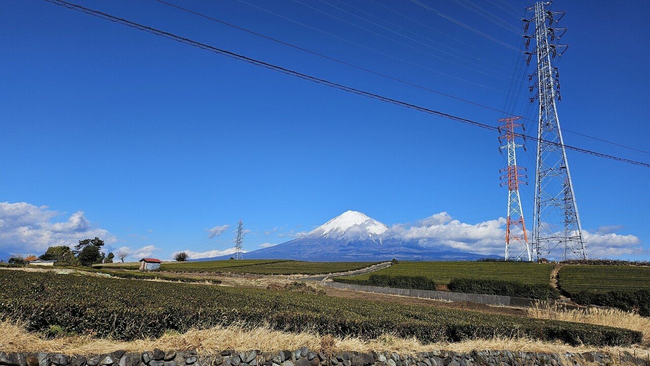 南西・西側から見た富士山｜2025年1月｜りい ~ first-penlife ~