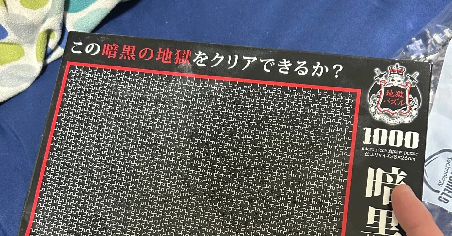ぽんうぇ日記 その36 難易度高すぎるジグソーパズルが買ってあった