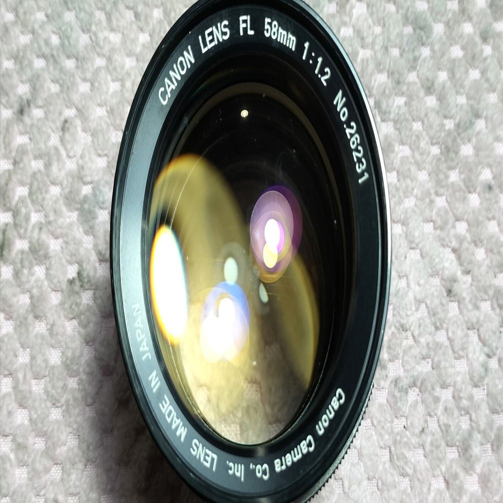 Canon FL 58mm F/1.2の分解｜フィルムカメラ修理のアクアカメラ