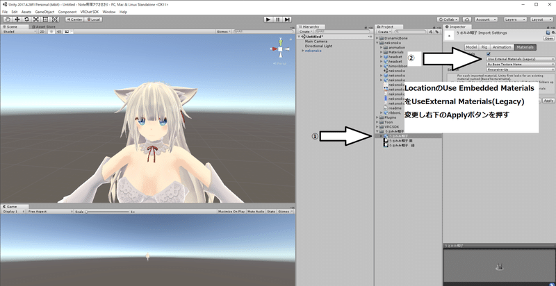 Unity 2017.4.28f1 Personal (64bit) - Untitled - Note用頭アクさせさり - PC, Mac &amp; Linux Standalone _DX11_ 2019_12_26 18_18_18