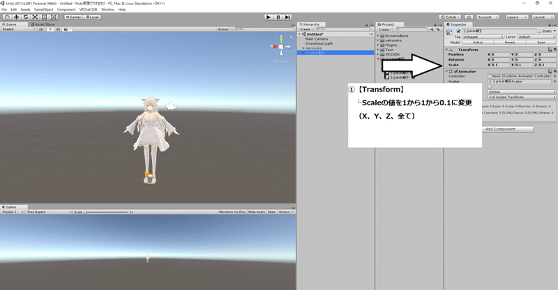 Unity 2017.4.28f1 Personal (64bit) - Untitled - Note用頭アクさせさり - PC, Mac &amp; Linux Standalone _DX11_ 2019_12_26 18_28_30