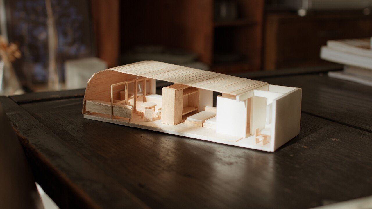 模型 ル・コルビュジエ 母の家 小さな家 1/100 模型 ル・コルビュジエ