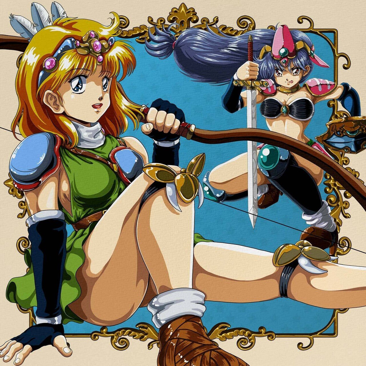 以前ご依頼いただいたファンアート。 甲竜伝説ヴィルガストの