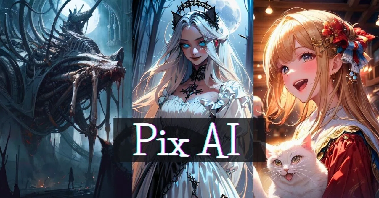 AI画像生成】Pix AI、美女に特化…だけじゃなかったのか！？😂超初心者
