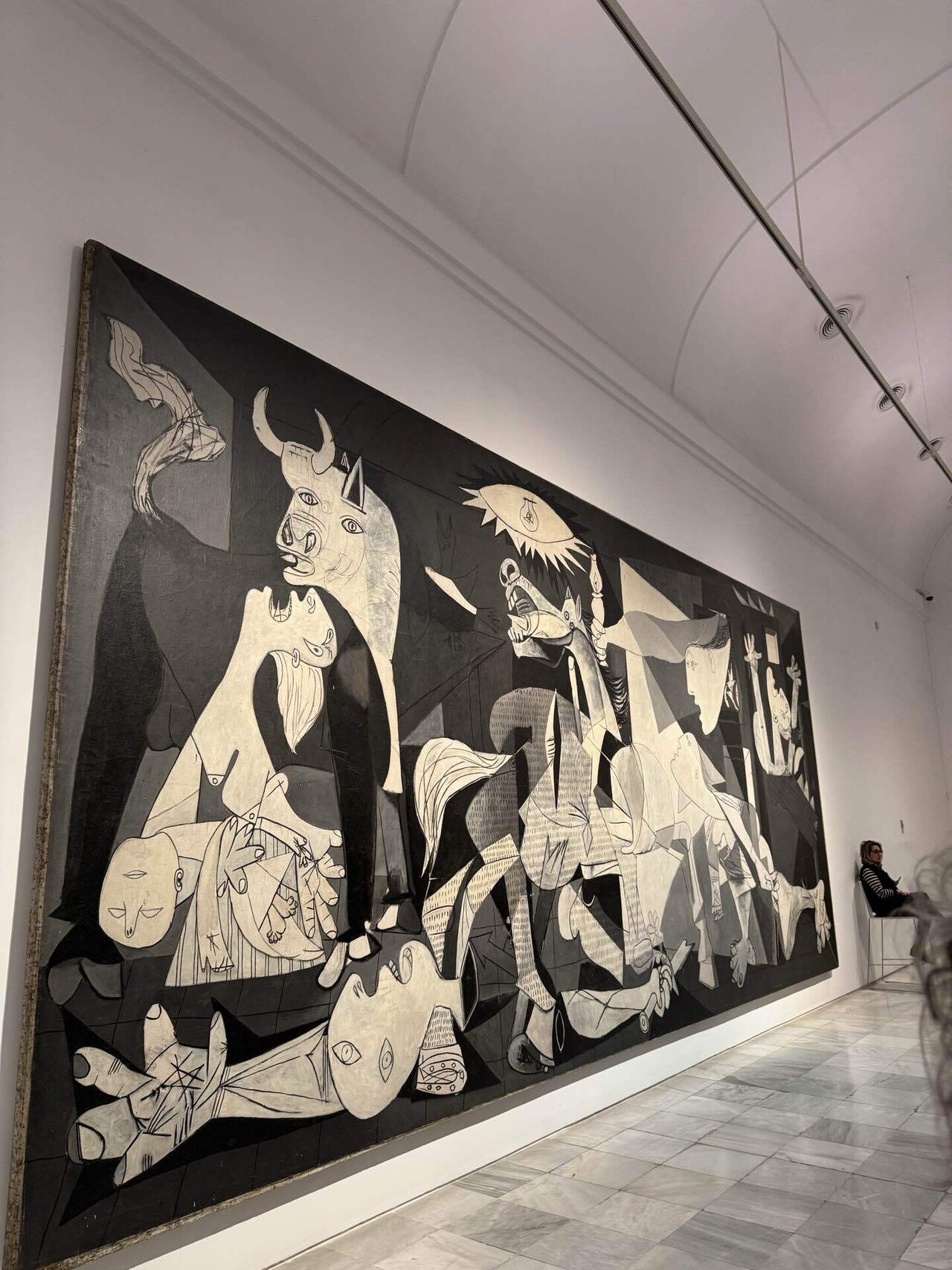 ピカソ　ゲルニカ　複製画　キャンバス生地　プラド美術館　マドリード ピカソ ゲルニカ 複製画 キャンバス生地 プラド美術館 マドリード