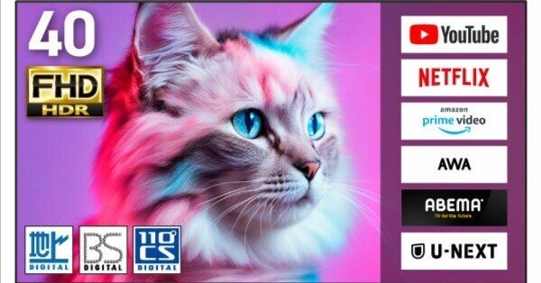 お部屋を劇場に！『MAXZEN 40型 Google TV』で贅沢エンタメ体験を手に