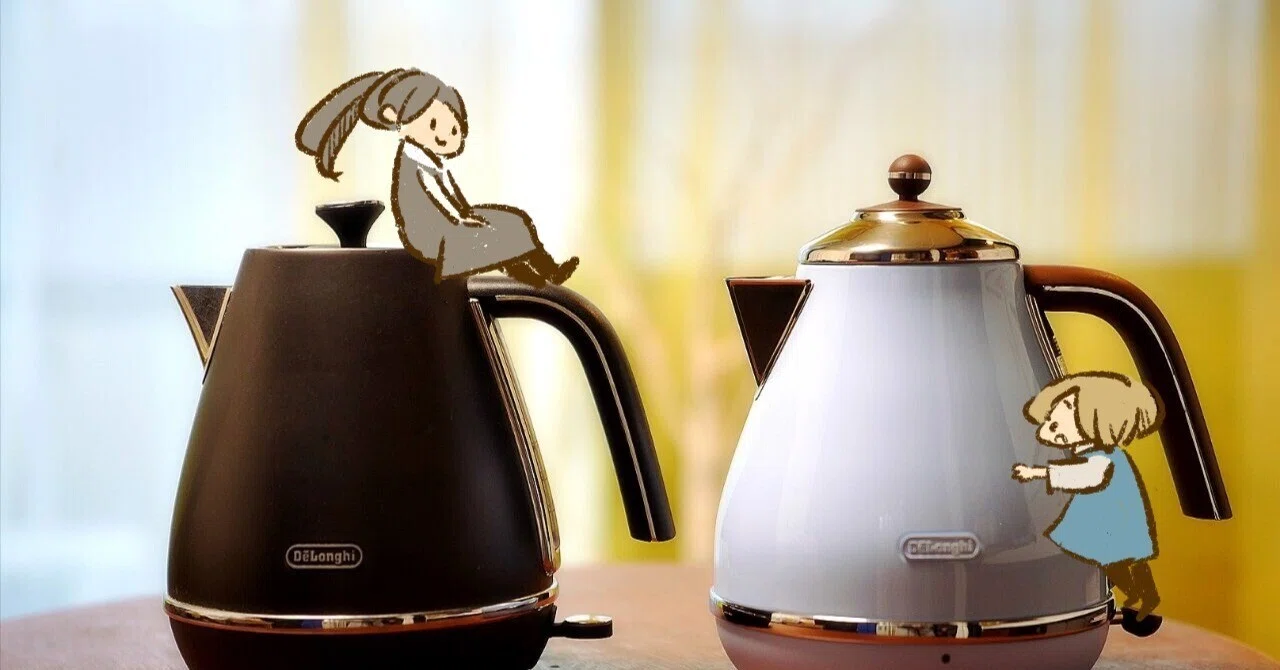 デロンギ電気ケトルちゃん|もとやままさこ デロンギ電気ケトルちゃん|もとやままさこ