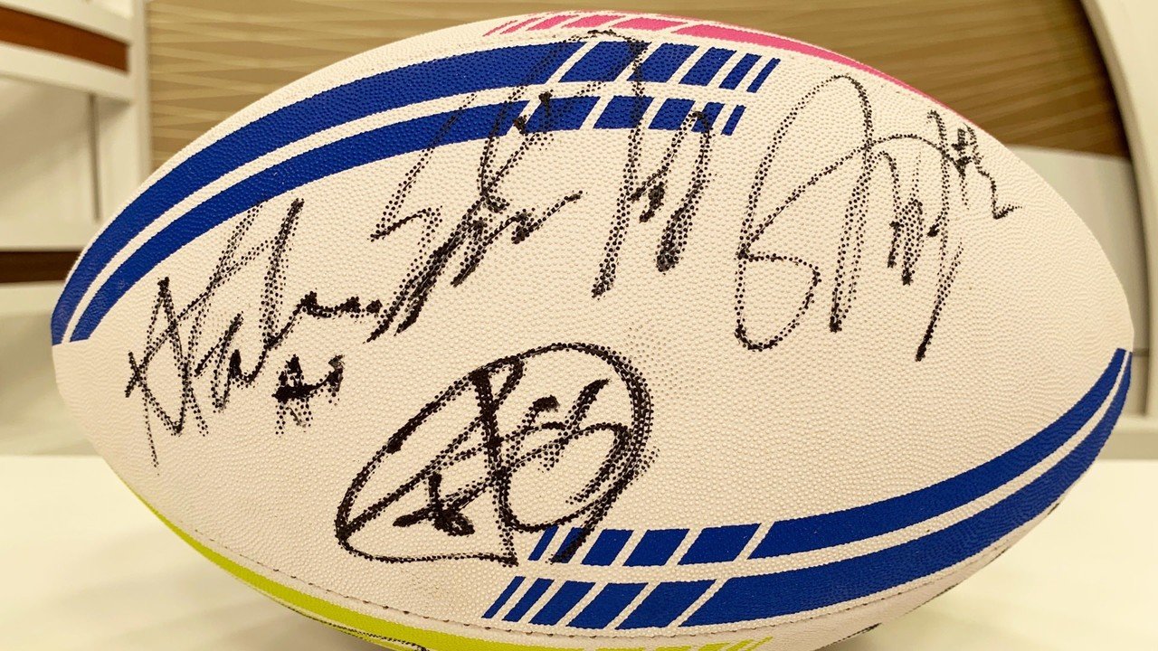 ラグビー日本代表メンバーのサインボールが当たる Umk Program Note ラグビー日本代表メンバーのサインボールが当たる Umk Program Note