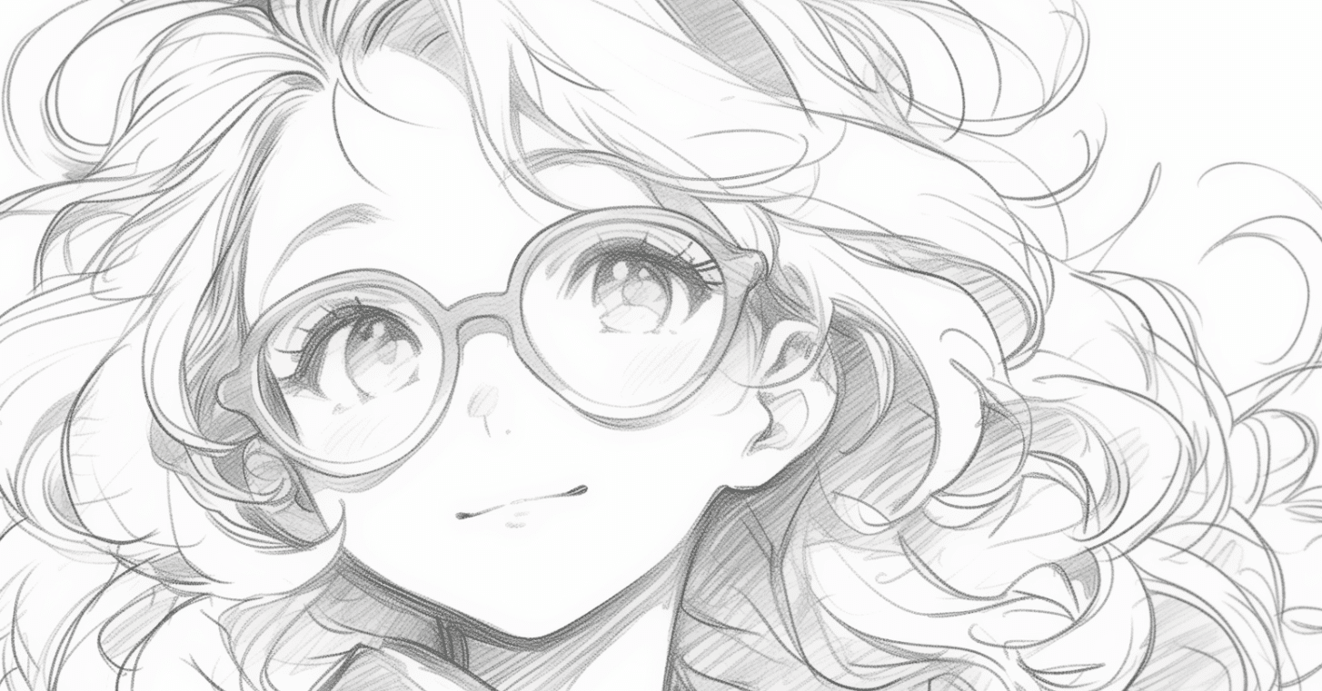 プロンプト付き】AIイラストの表現力、半端ないって！【鉛筆画編】｜黒