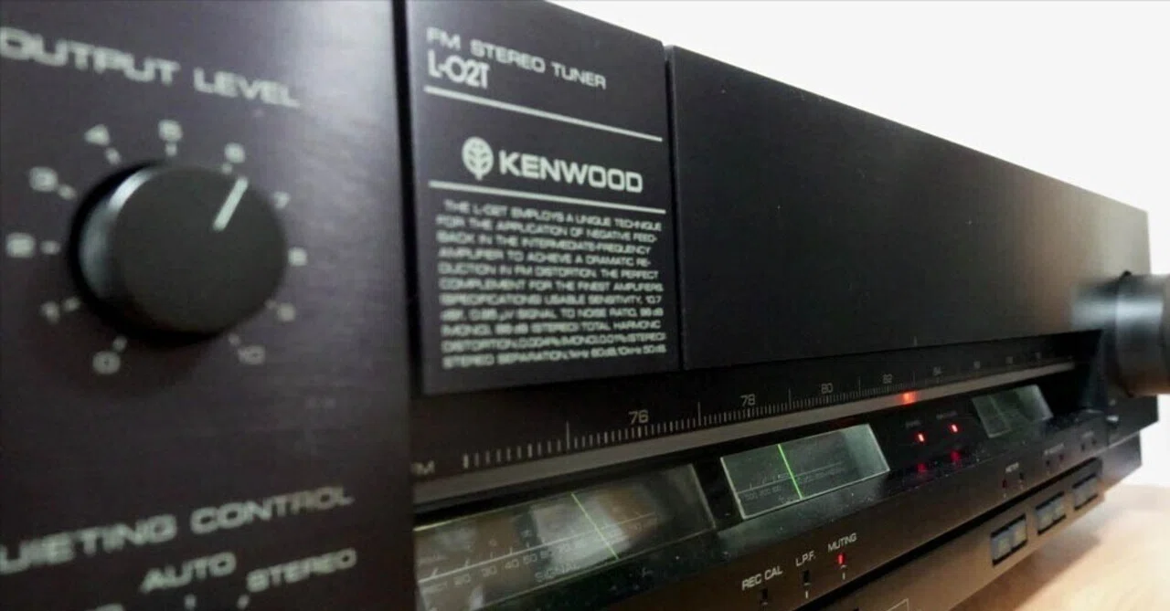 KENWOOD L-02T FMステレオチューナー 通電確認済み KENWOOD