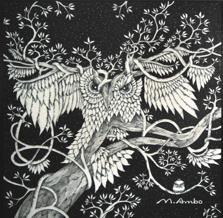 安保真が描く新しい日本の墨絵をご覧下さい｜現代墨絵作家 安保