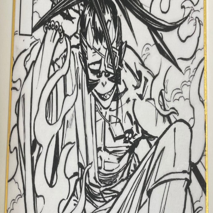 コミティア準備記-コピーを色紙に転写した｜9番太