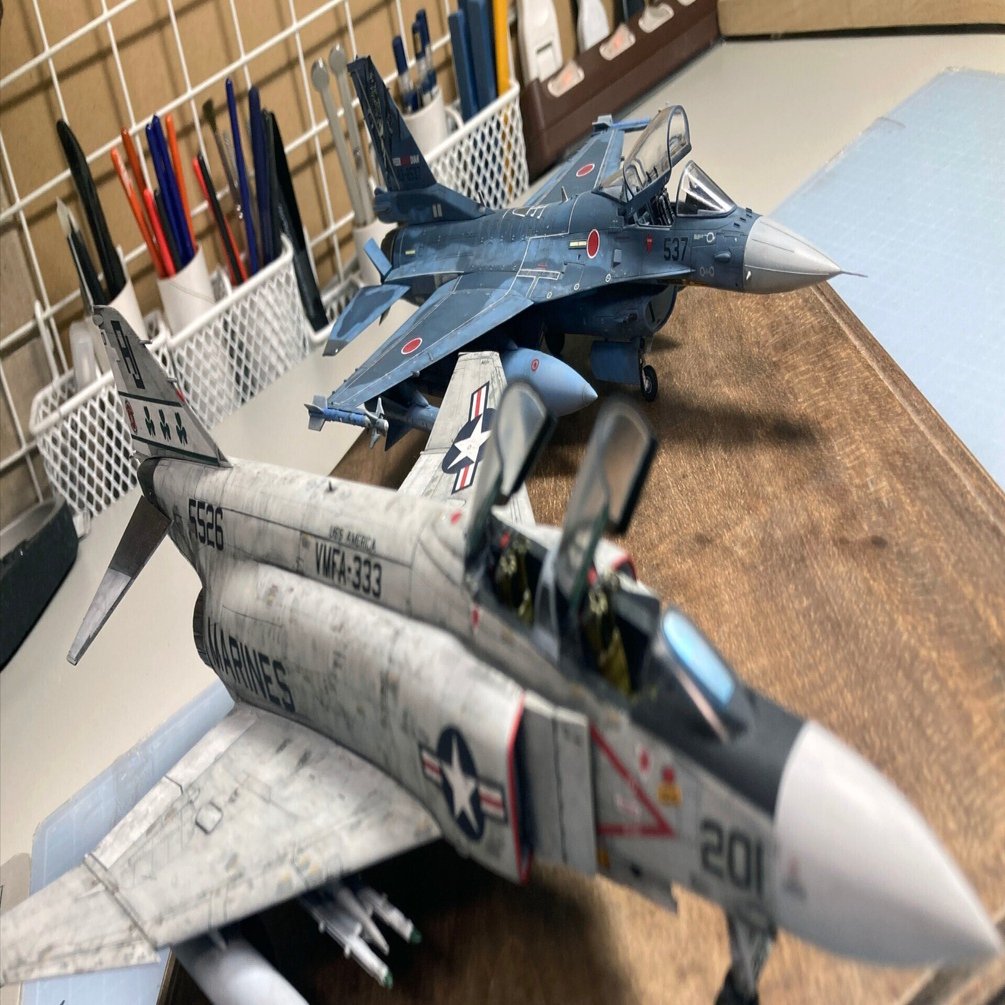 完成だけど、みかん：飛行機プラモ 1/72 F-2A（後編）｜積みプラで詰ん