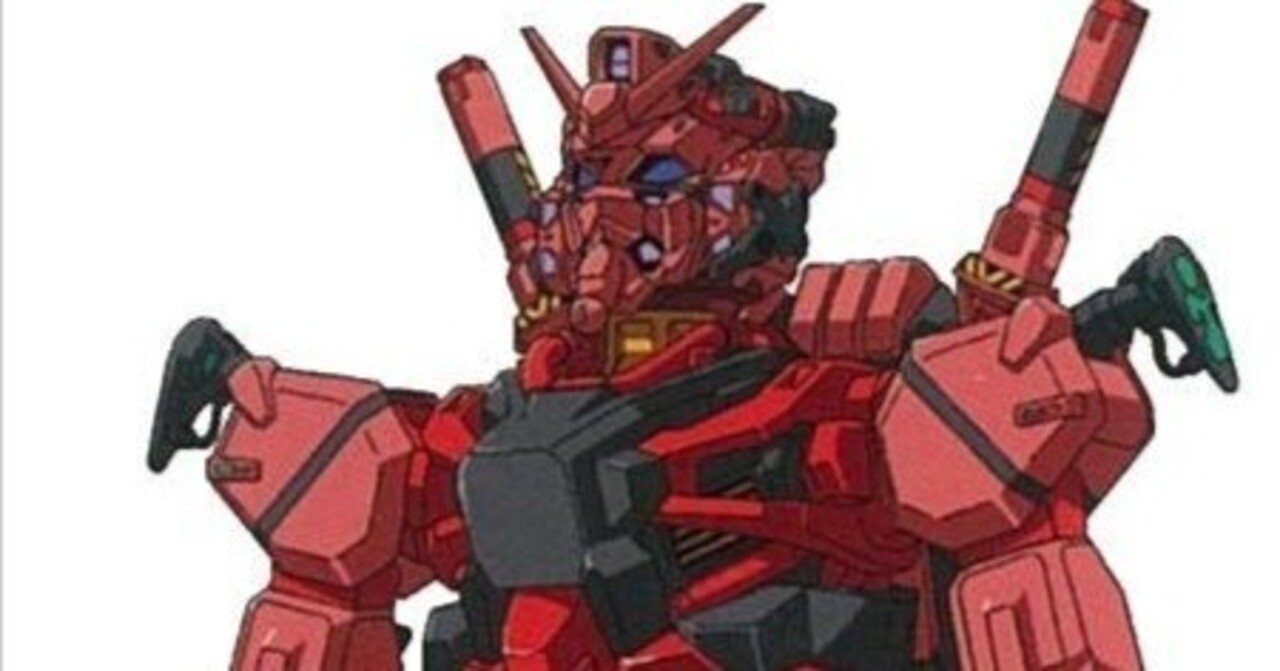 機動戦士ガンダムGQuuuuuuX(ジークアクス)の赤いガンダムプラモデル