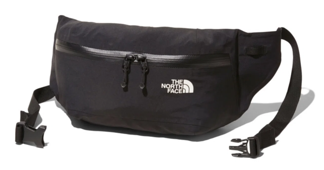 スノボ用のウエストバッグは防水素材のTHE NORTH FACE ウエストバッグ 
