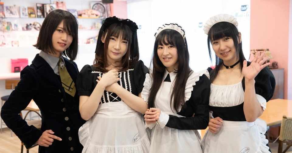 メイド喫茶 Mai Lish 様と宣材撮影にてコラボをいたしました Mai Lish Ring Link 柏野美沙 中性モデル Non Binary Model Note