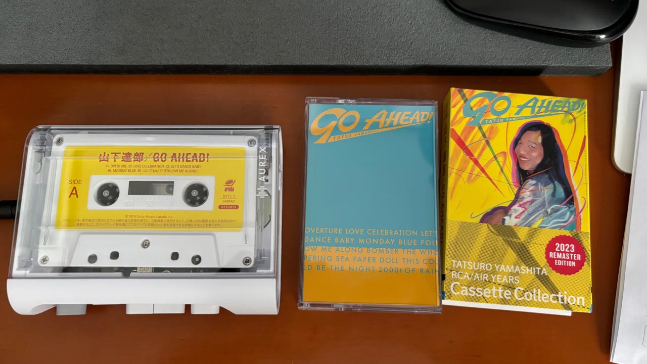 東芝のポータブルカセットプレーヤーで市販カセットテープを聴いてみた