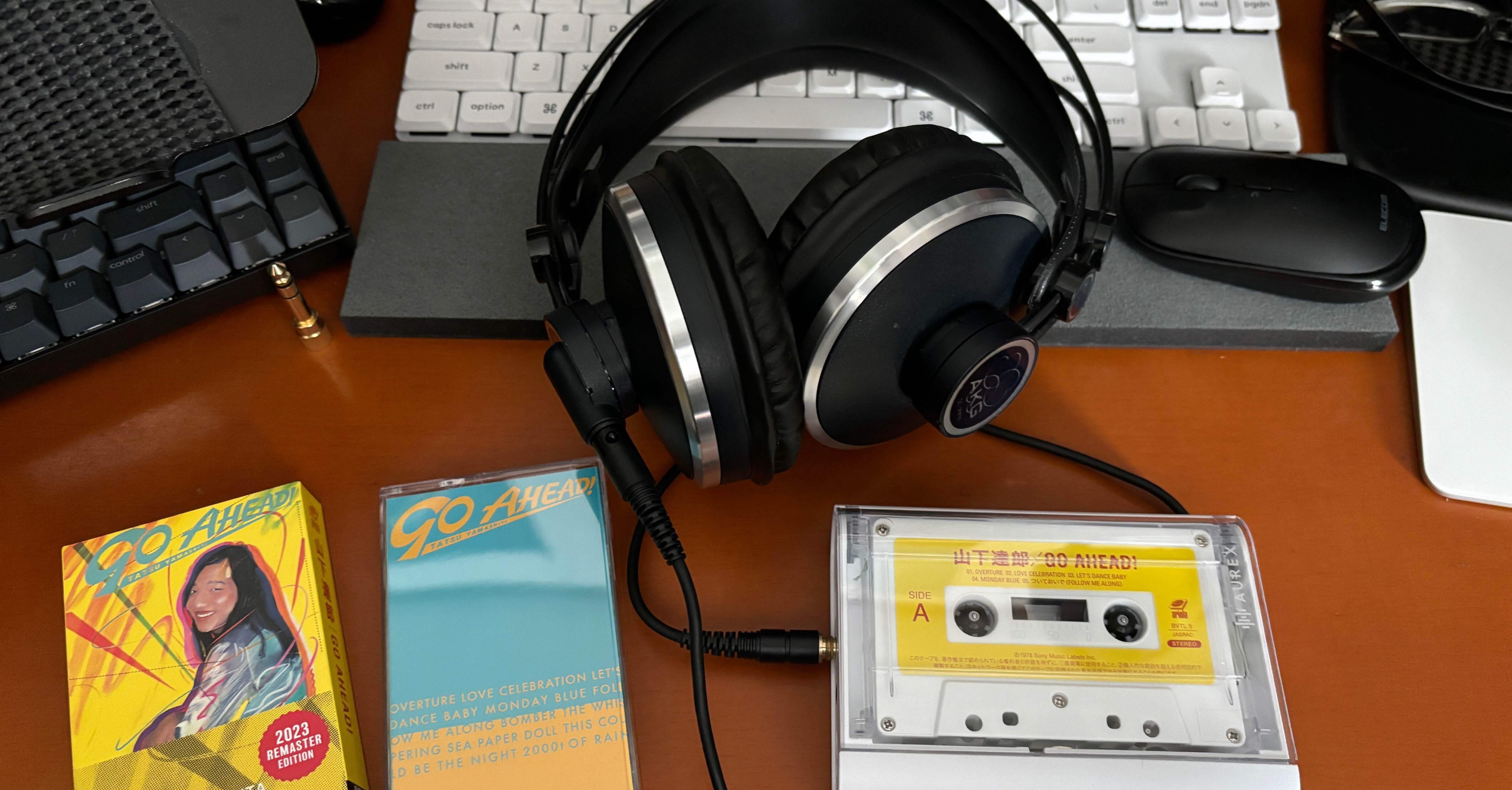 東芝のポータブルカセットプレーヤーで市販カセットテープを聴いてみた