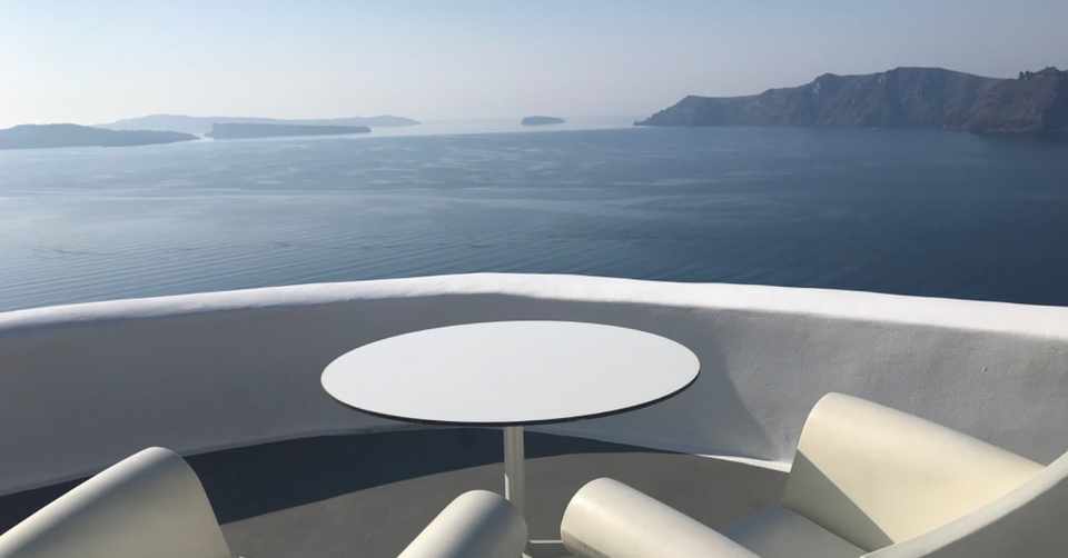 ギリシャ サントリーニ島 ホテルでの一日 撮影 Reila Note