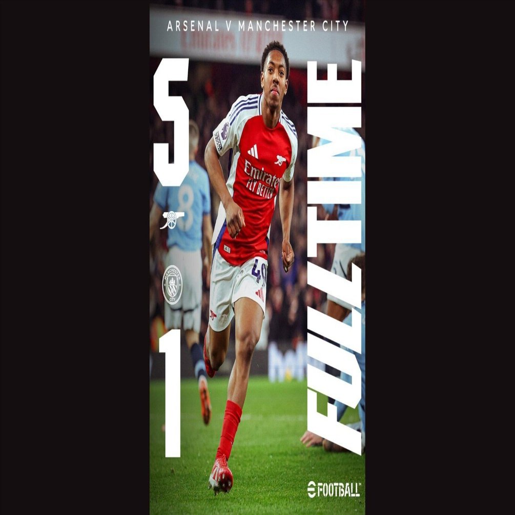 アーセナル vs #マンチェスターシティ (2025/2/2 #プレミアリーグ 第24