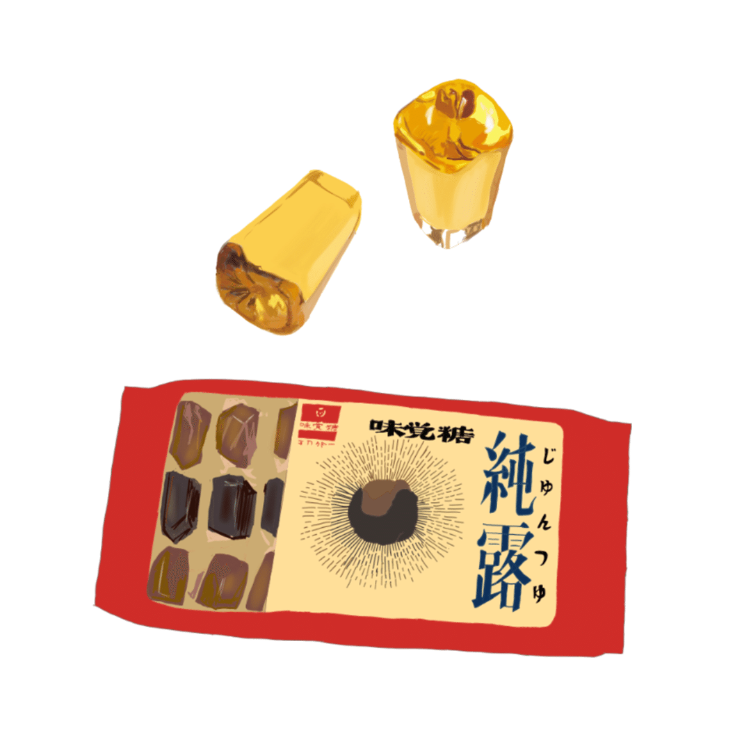 宝石のような飴 味覚糖 純露 トロッコ Note