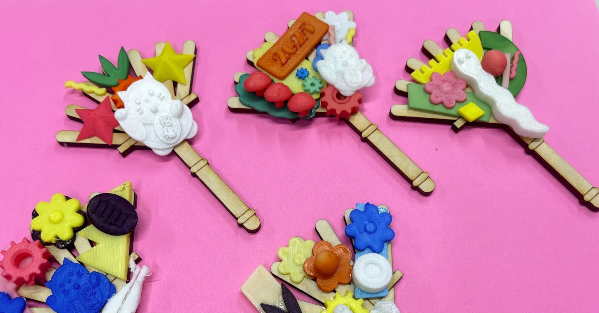 3Dプリンターで最初に作ったもの(手作り) デジタルものづくりレシピ】 はじめての3Dプリンター “オリジナル熊手
