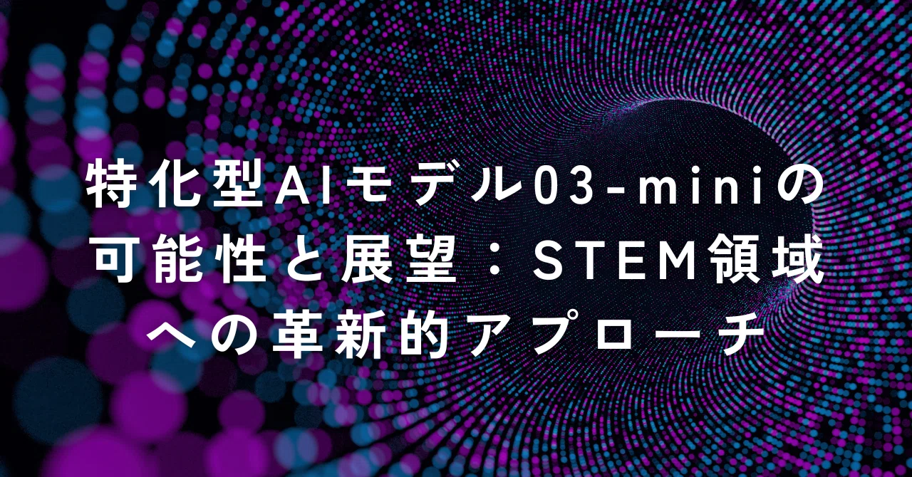 The Potential and Prospects of the Specialized AI Model 03-mini: An ...