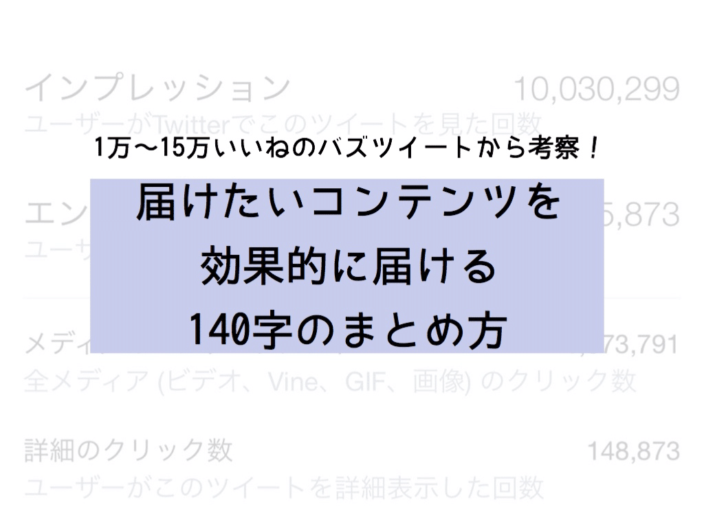 バズツイートから考察 人に届ける140字の効果的なまとめ方 ゆかこ Note バズツイートから考察 人に届ける140字の効果的なまとめ方 ゆかこ Note
