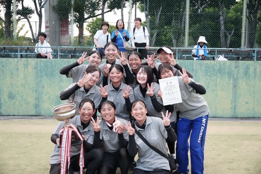 左近知美選手 ネットプレー2