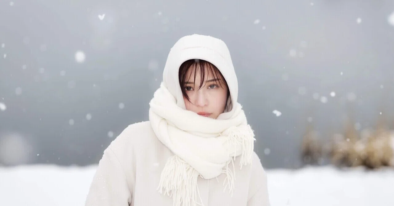 無料記事】雪の余呉湖 雪ポートレート撮影レポ｜伊坂謙 photographer