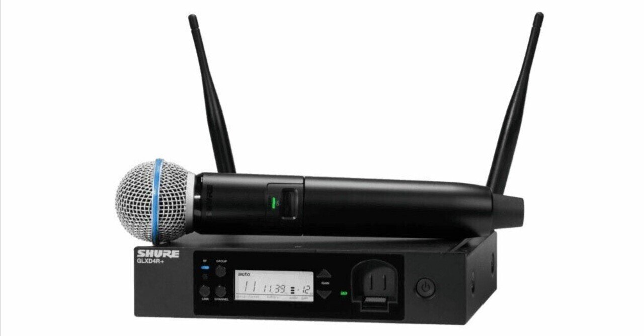 音楽の秋にぴったり！Shure GLXD24R+J/B58-Z2でライブパフォーマンスを