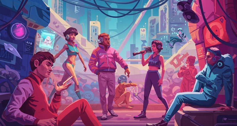 AI illustration Magazine - StableDiffusion｜nobin@コーヒーを飲み