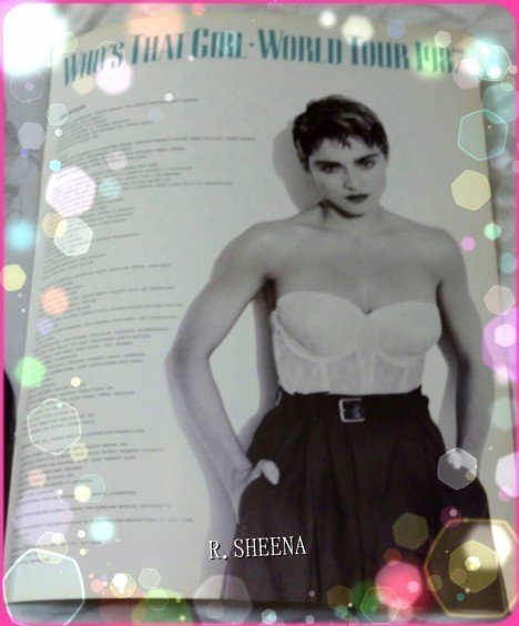MADONNA ワールドツアー1987パンフレット｜椎名りつ子(R