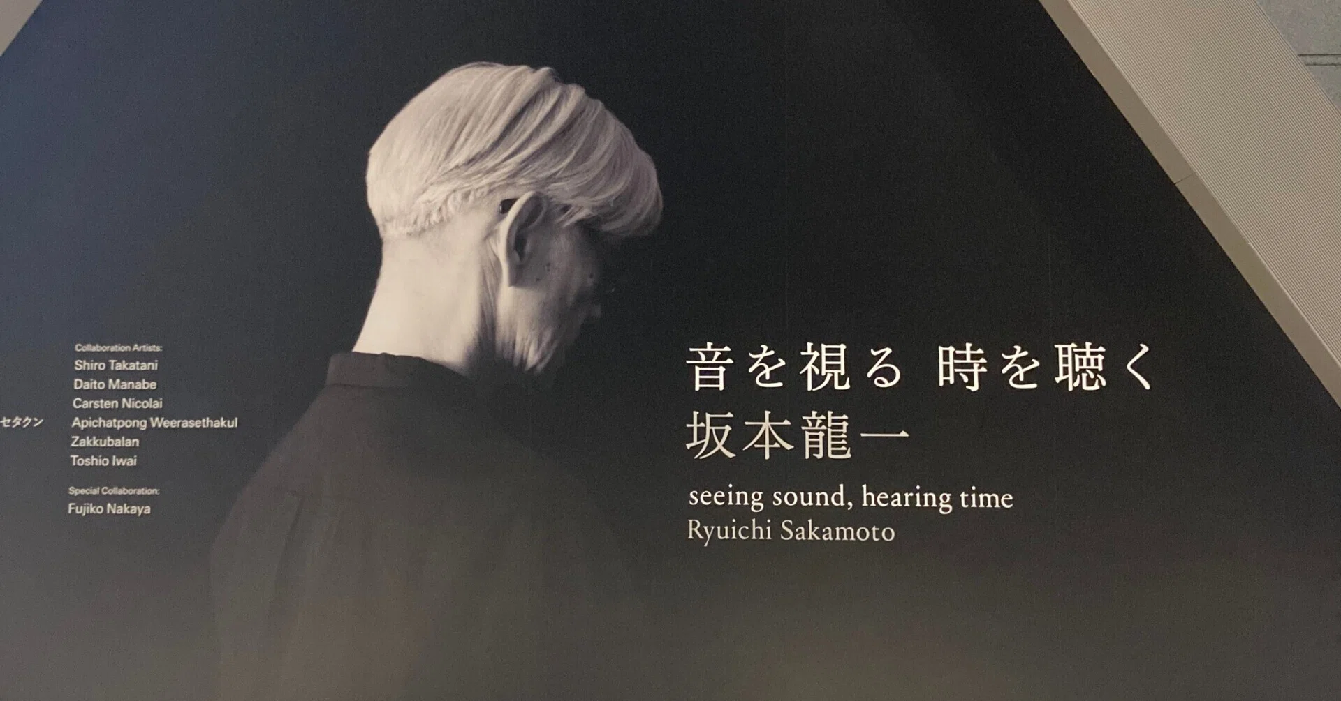 energy flow」しか知らないのに「音を視る 時を聴く 坂本龍一」展に