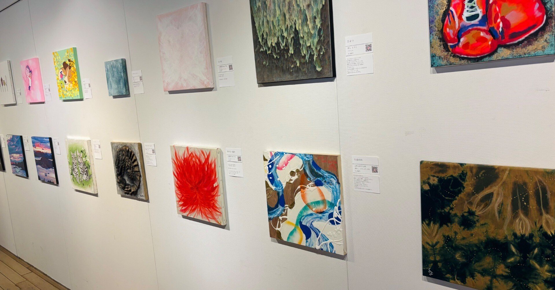 横浜赤レンガ倉庫で展示してみた｜すふれ