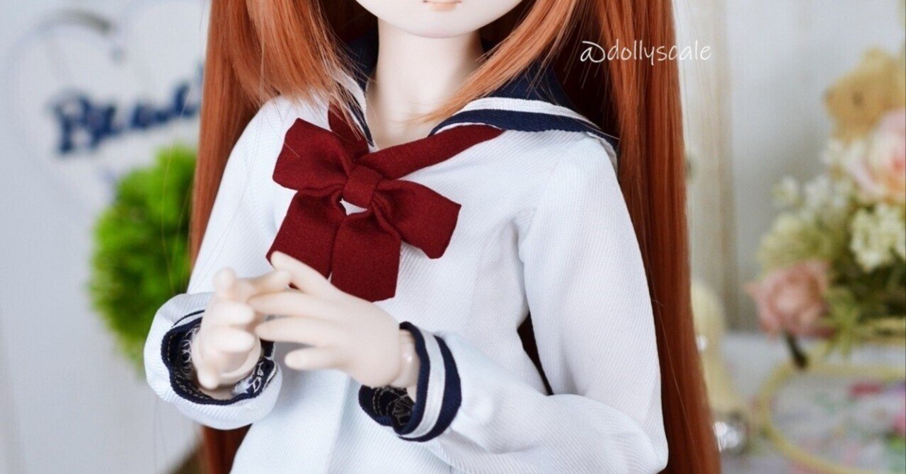 セーラーカラーブラウスの型紙【40cmソフビ】｜ドーリースケール