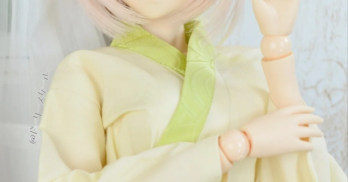 Pattern for Nagajuban (Long Undergarment) [50cm Soft Vinyl]｜ドーリースケール